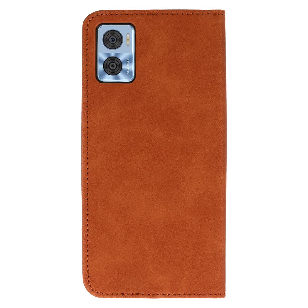 Knížkové pouzdro Wonder Prime pro Motorola Moto E22/E22i hnědé - náhled 3