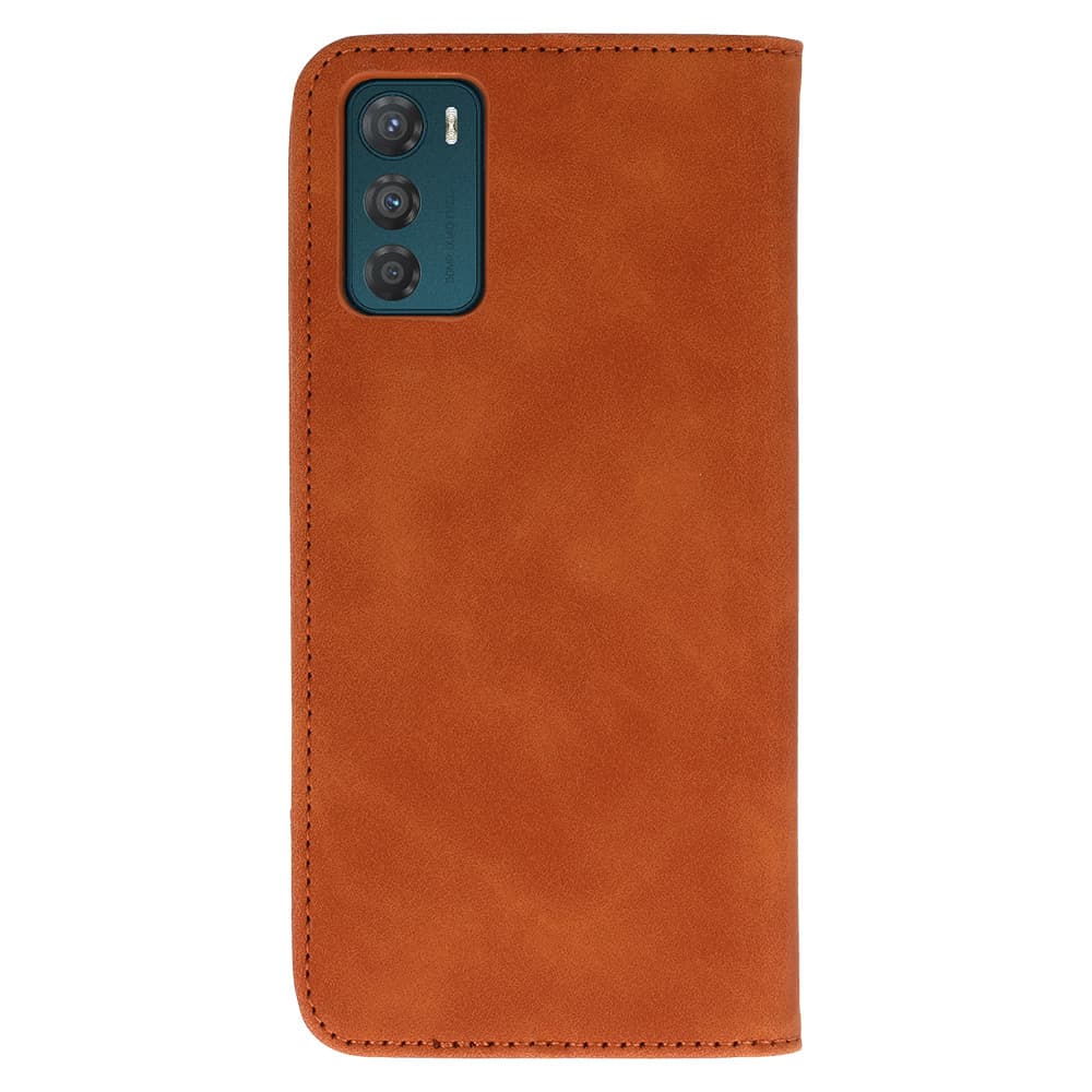 Knížkové pouzdro Wonder Prime pro Motorola Moto G42 hnědé - náhled 3