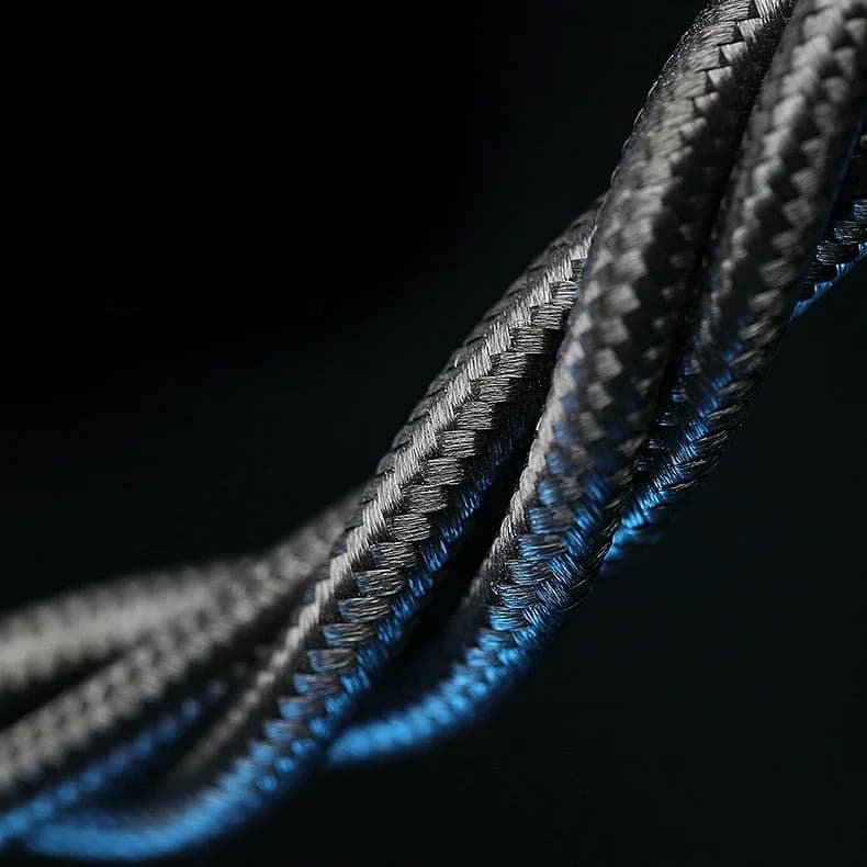 Datový kabel Blavec Raptor Braided - USB na Lightning - 2A 3m (CRA-UL2BR30) černo-červený - náhled 3
