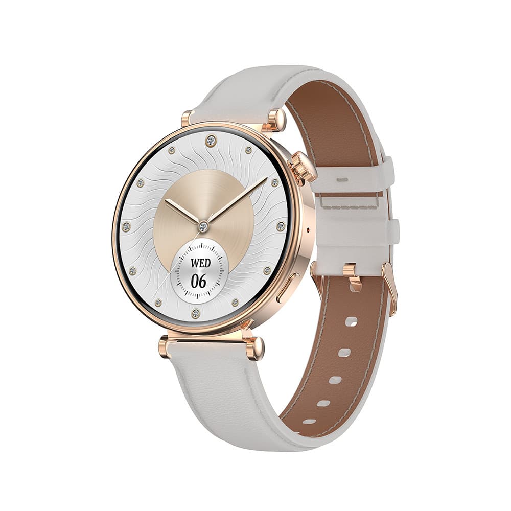 Chytré hodinky Blavec W17 Amber HD AMOLED (SWW17-RG) rosegold + 2 řemínky - náhled 3