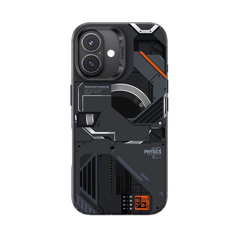 Zadní kryt Benks Magnetic Mecha pro iPhone 16 Plus černý - náhled 3