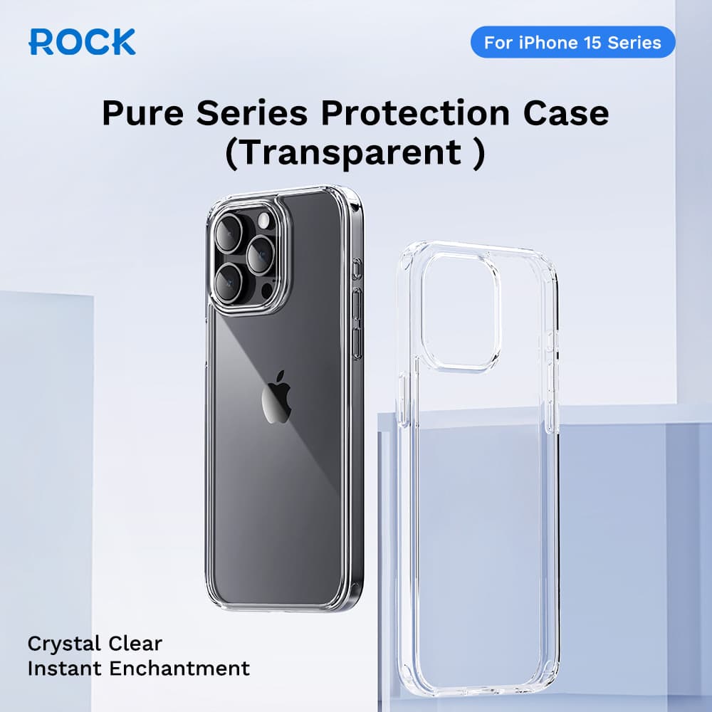 Zadní kryt Rock Pure Series pro iPhone 16 Pro Max transparentní - náhled 3