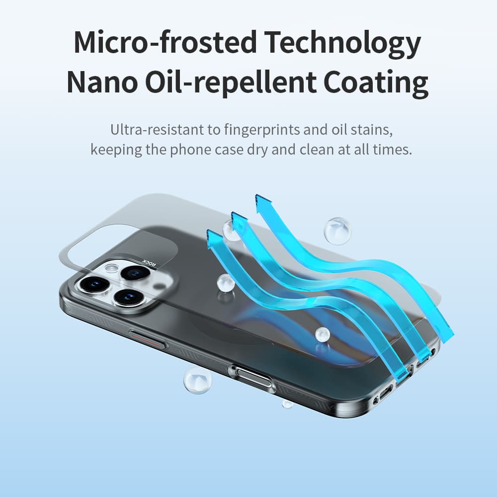 Zadní kryt Rock Matte Series Magnetic pro iPhone 16 Pro Max černý - náhled 3