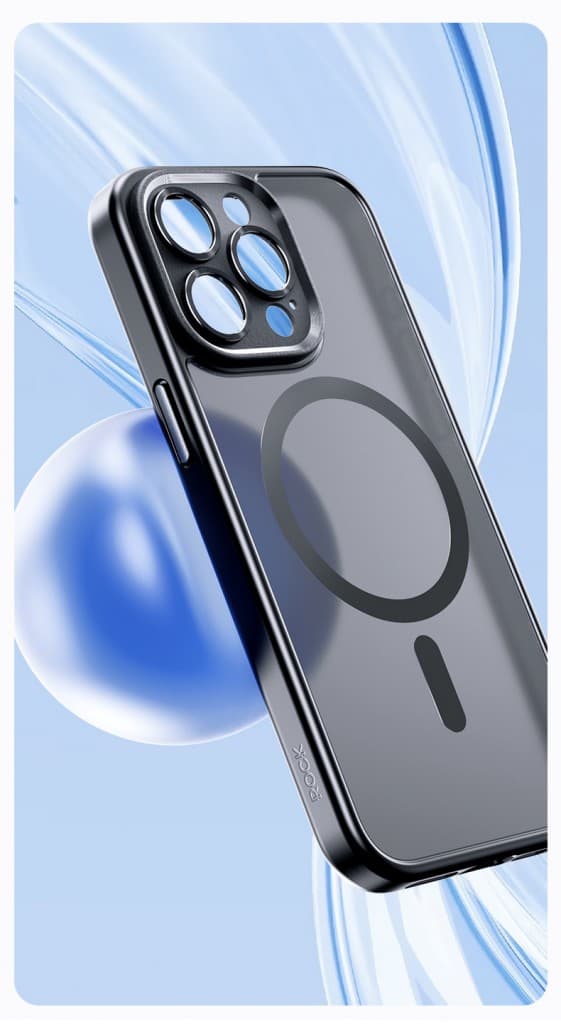 Zadní kryt Rock Guard Touch Matte Series Magnetic pro iPhone 15 Plus černý - náhled 3