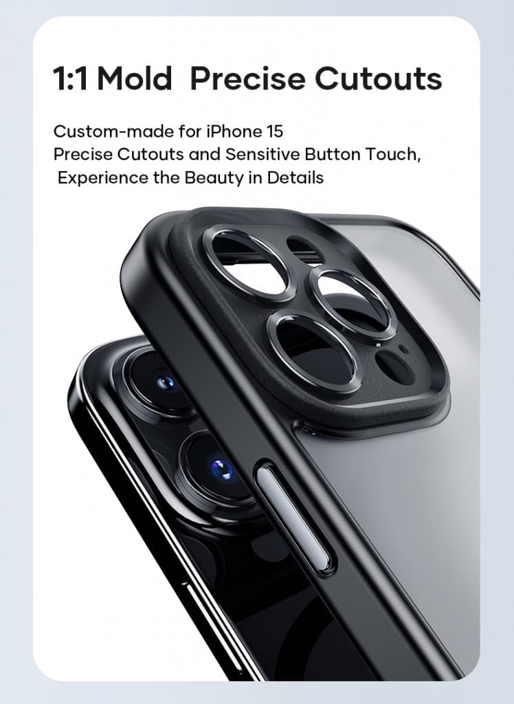 Zadní kryt Rock Guard Touch Matte Series Magnetic pro iPhone 15 Plus bílý - náhled 3