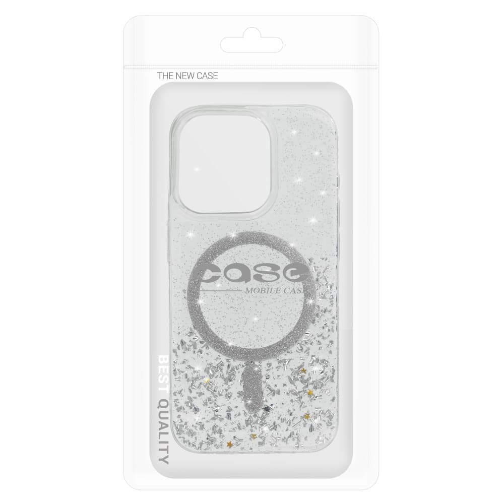 Zadní kryt Tel Protect Moonlite Magsafe pro iPhone 14 Pro Max stříbrný čirý - náhled 3