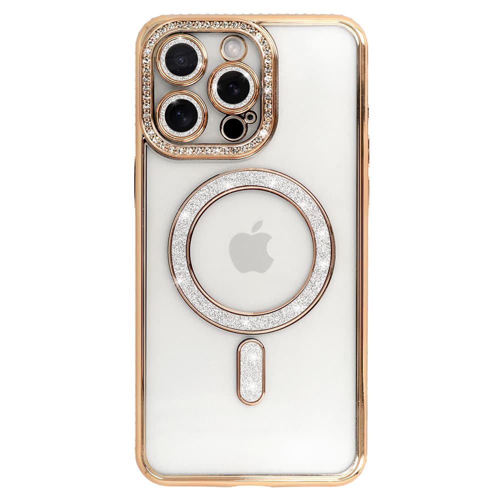 Zadní kryt Bling Magsafe pro iPhone 14 Pro Max zlatý - náhled 3