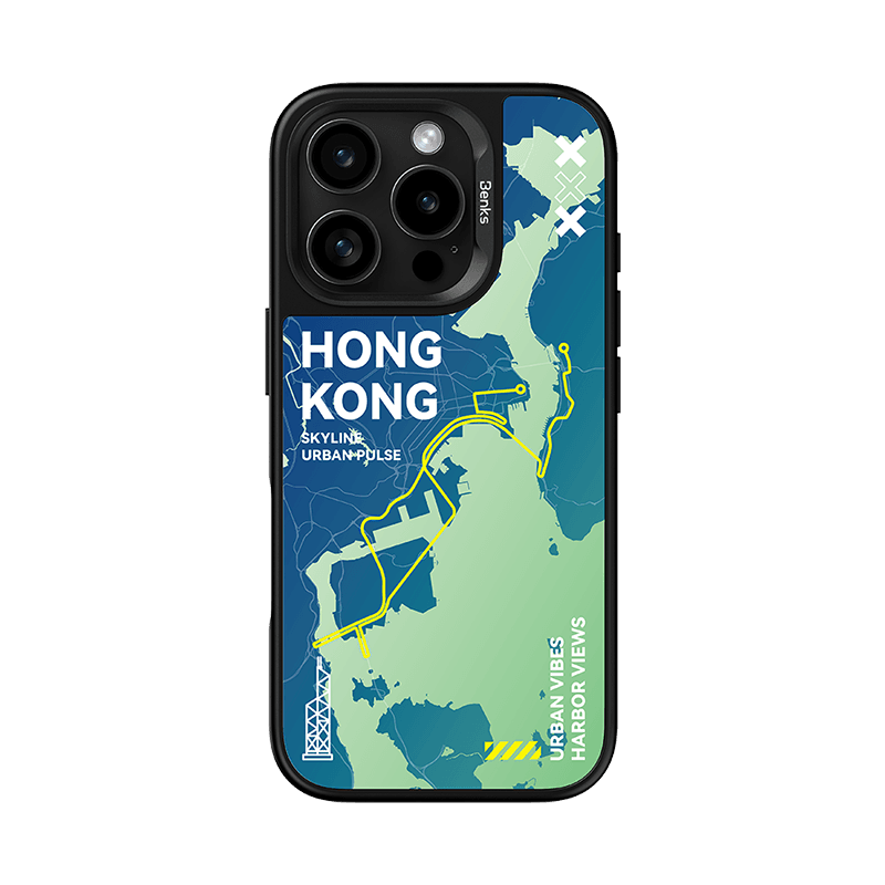 Zadní kryt Benks Dynamic City Hong Kong pro iPhone 16 Pro - náhled 3