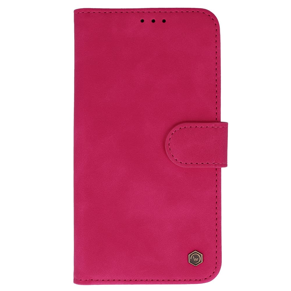 Knížkové pouzdro Wonder Fancy pro Samsung Galaxy S25 fuchsiové - náhled 3
