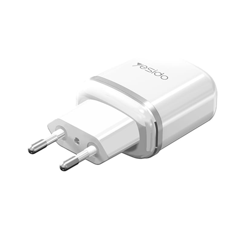 Adaptér Yesido YC26 EU 18W Dual bílý - náhled 3