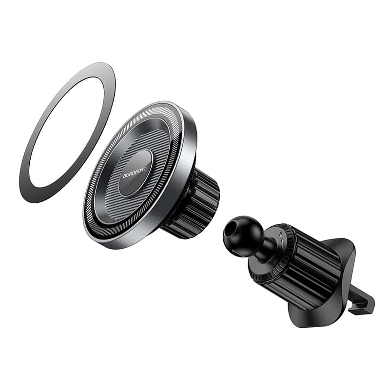 Magnetický držák do auta Borofone BH122 Profit do ventilační mřížky černý - náhled 3