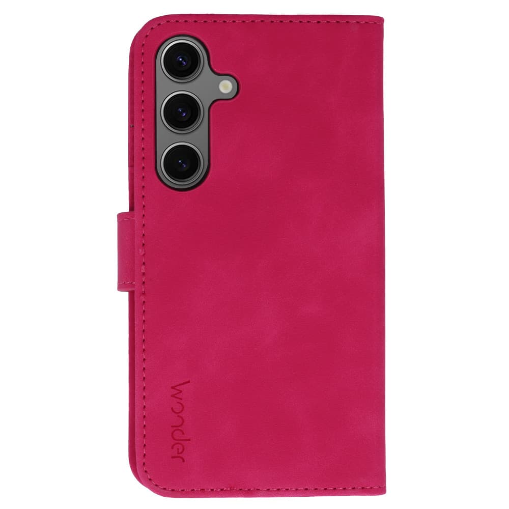 Knížkové pouzdro Wonder Fancy pro Xiaomi 15 5G fuchsiové - náhled 3