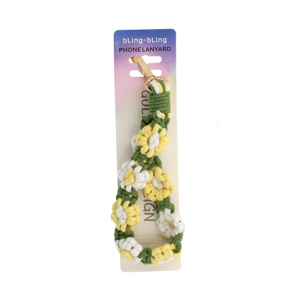 Šňůrka na mobil Crochet flower GC-HR15 - náhled 3