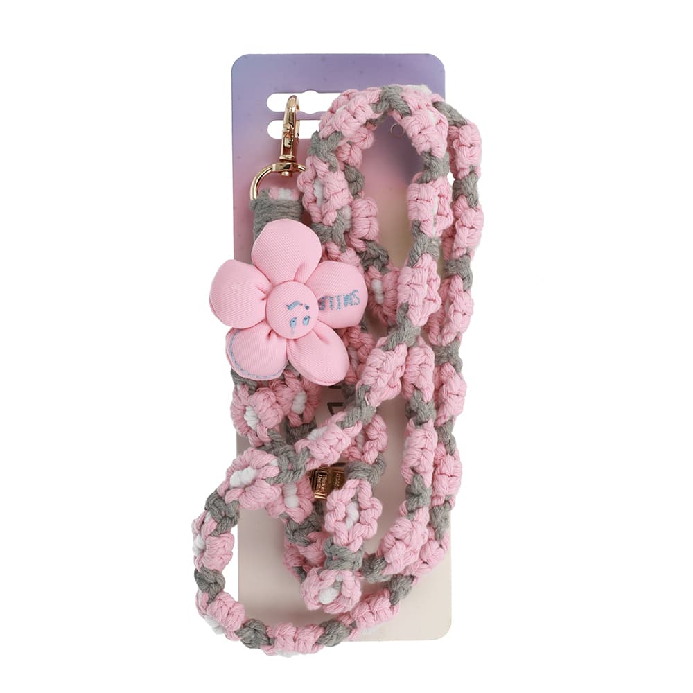 Šňůrka na mobil Crochet flower GC-FR04 - náhled 3