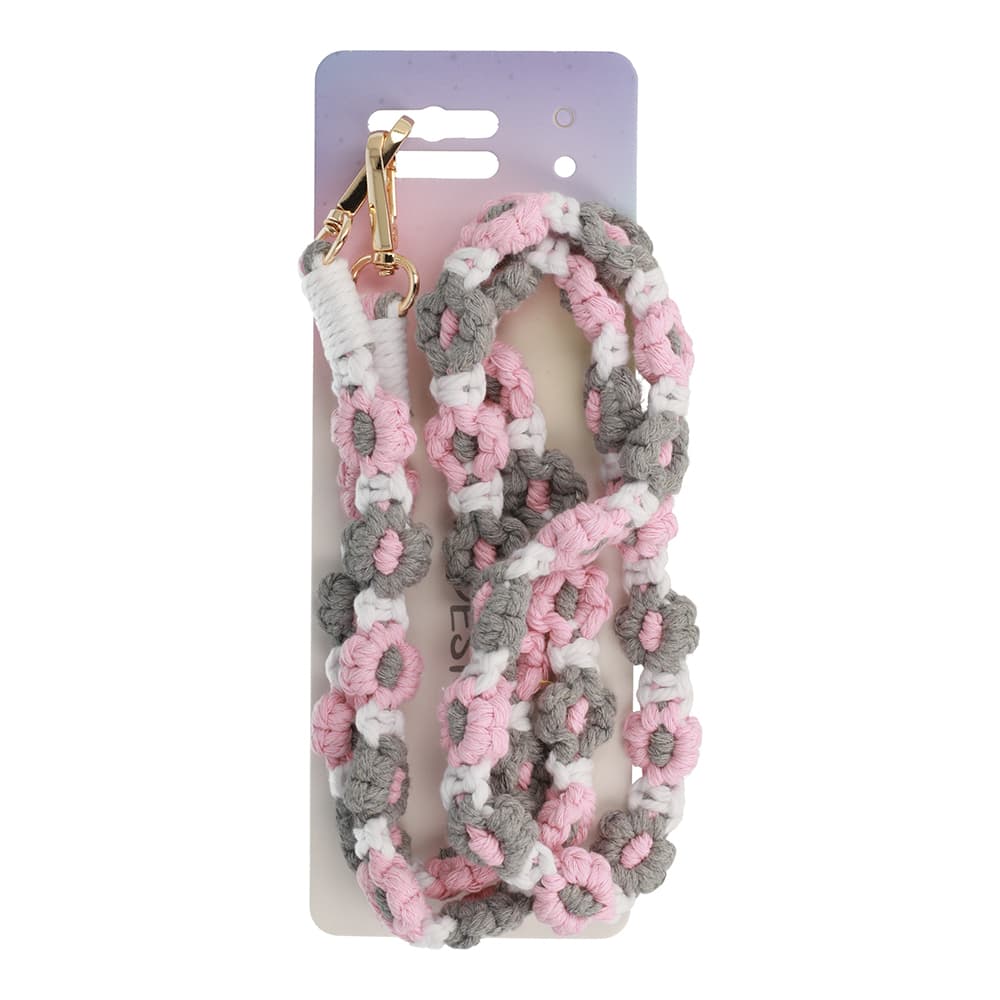 Šňůrka na mobil Crochet flower GC-R08 - náhled 3