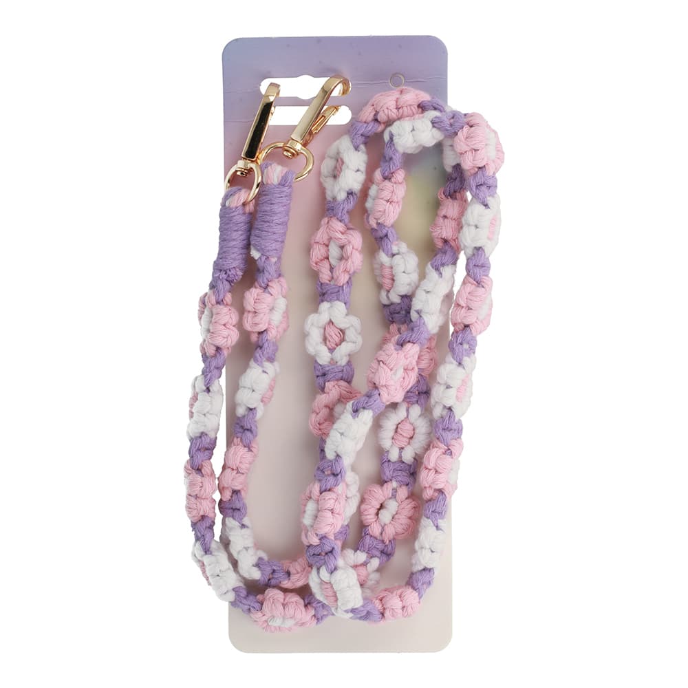 Šňůrka na mobil Crochet flower GC-R27 - náhled 3