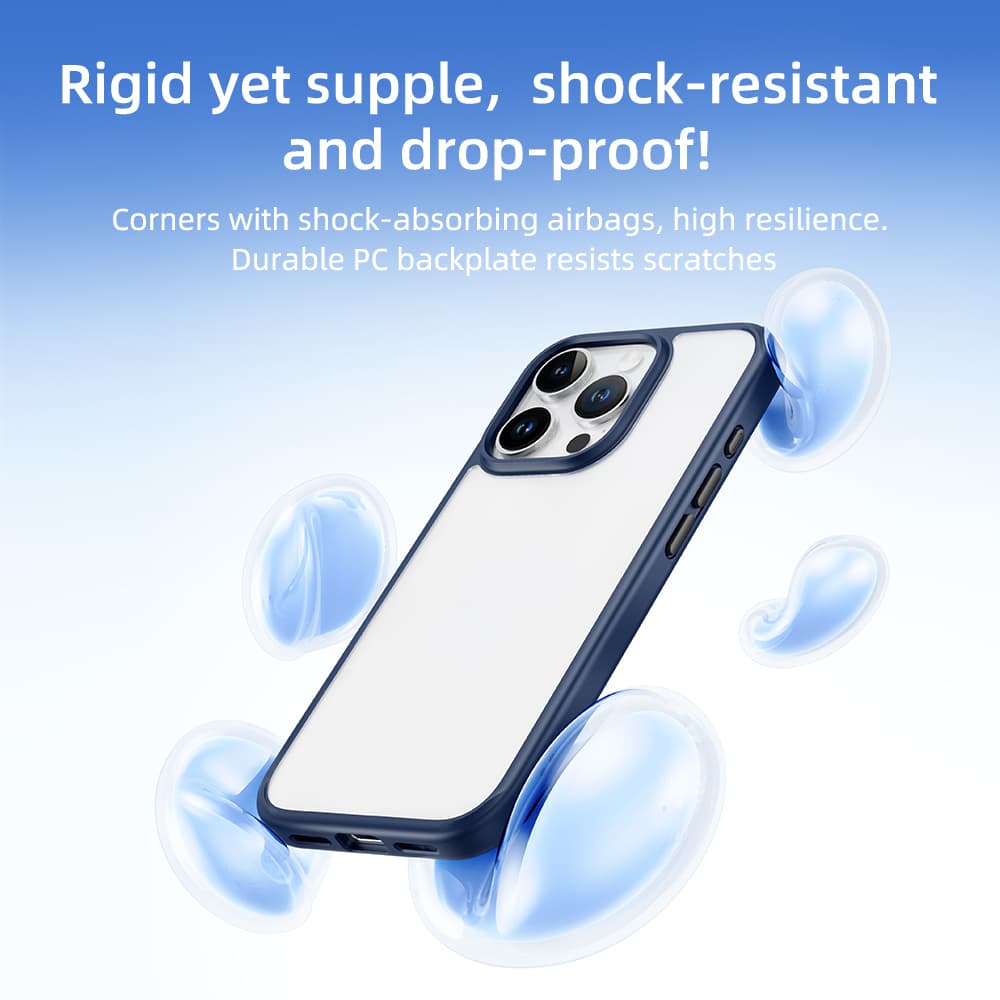 Zadní kryt Rock Guard Series pro iPhone 16 Pro Max clear-grey - náhled 3