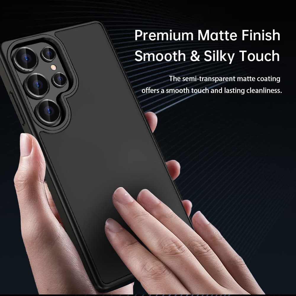 Zadní kryt Rock Guard Touch Matte Series pro Samsung Galaxy S25 šedý - náhled 3