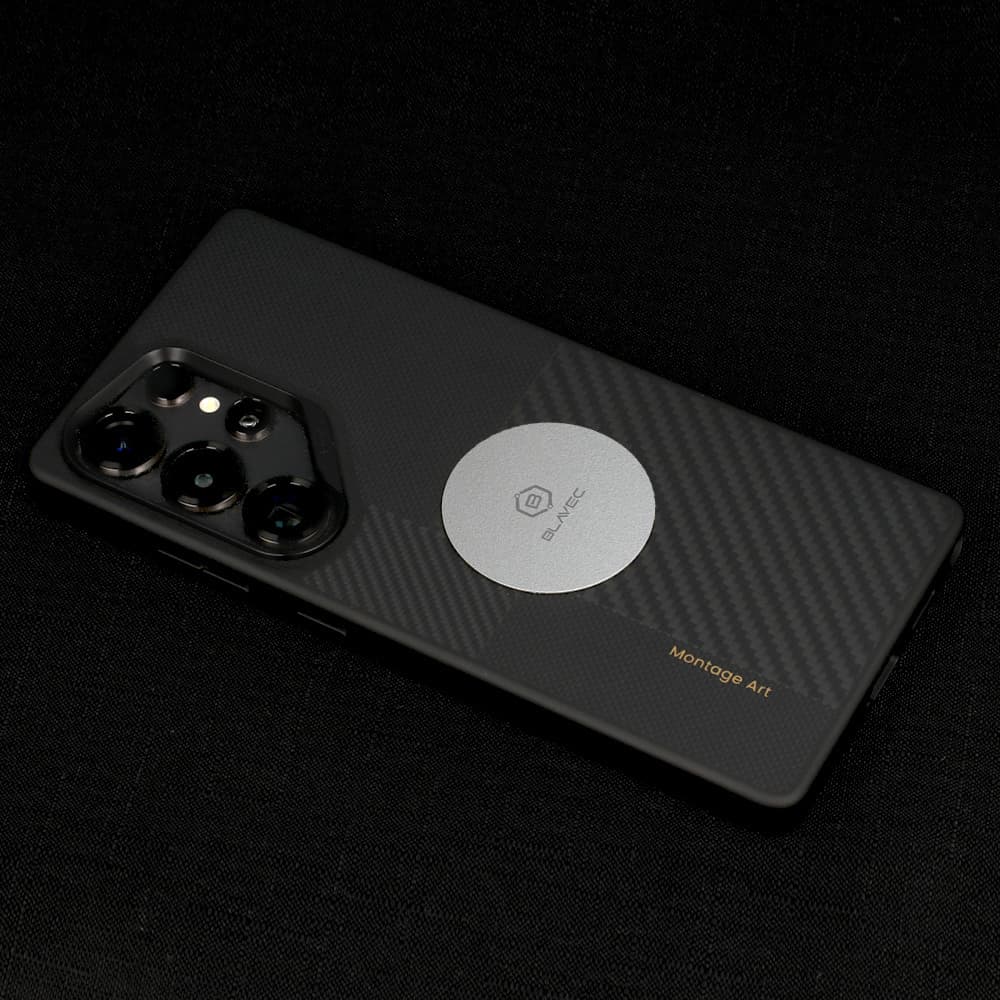 Sada 2 ks kovových lepících žetonů Blavec BM-03 black + silver - náhled 3