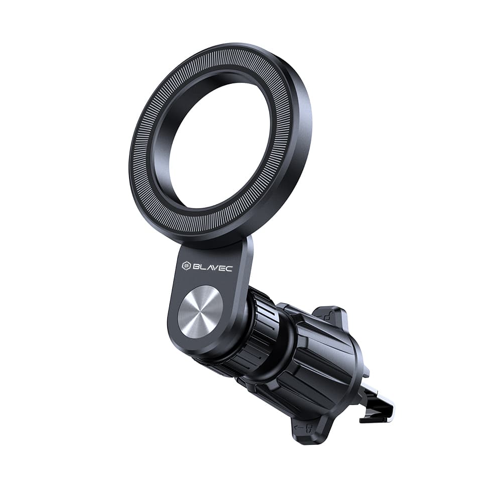 Magnetický držák do auta Blavec BH-03 Ring na větrací mřížku (BH03-MAVRB) černý - náhled 3