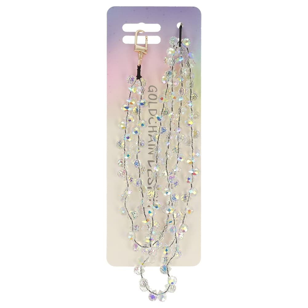 Šňůrka na mobil CMZ-1 Diamond transparent - náhled 3