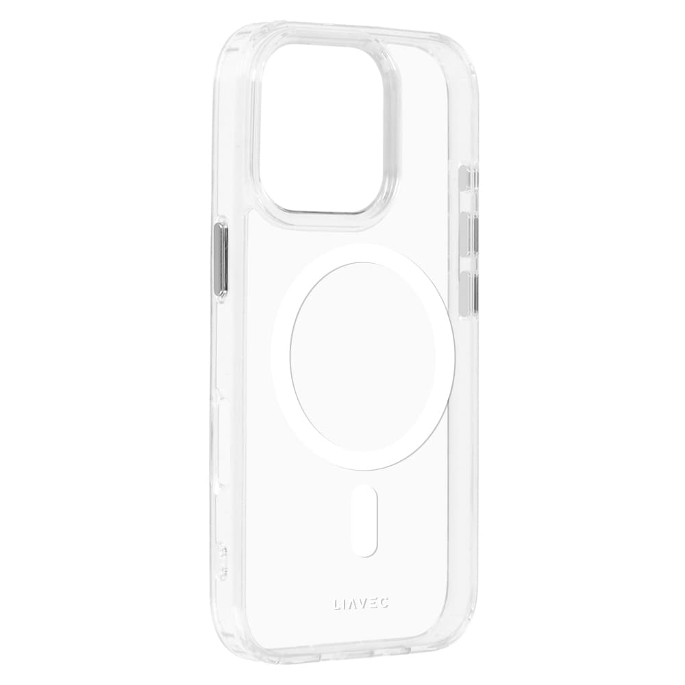 Zadní kryt Liavec Glossy Magsafe Clear pro iPhone 16 Pro Max white - náhled 3