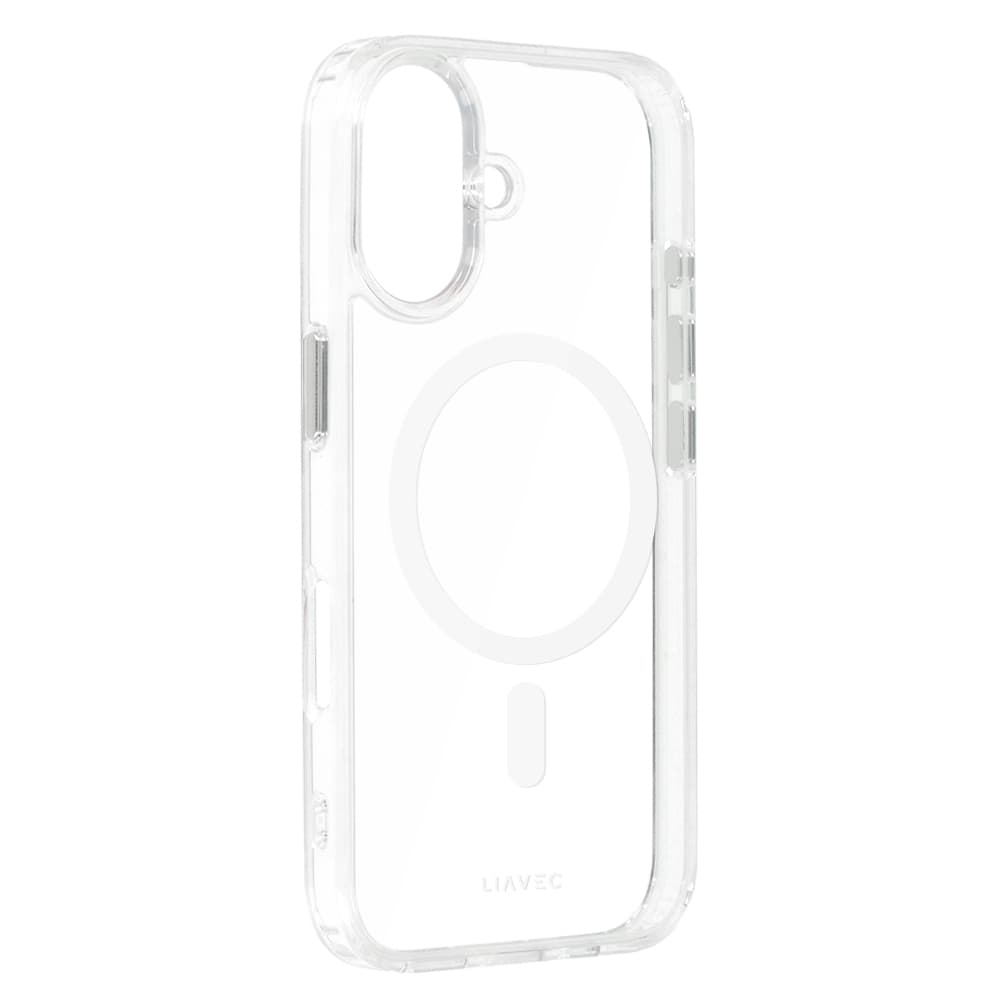 Zadní kryt Liavec Glossy Magsafe Clear pro iPhone 16 white - náhled 3