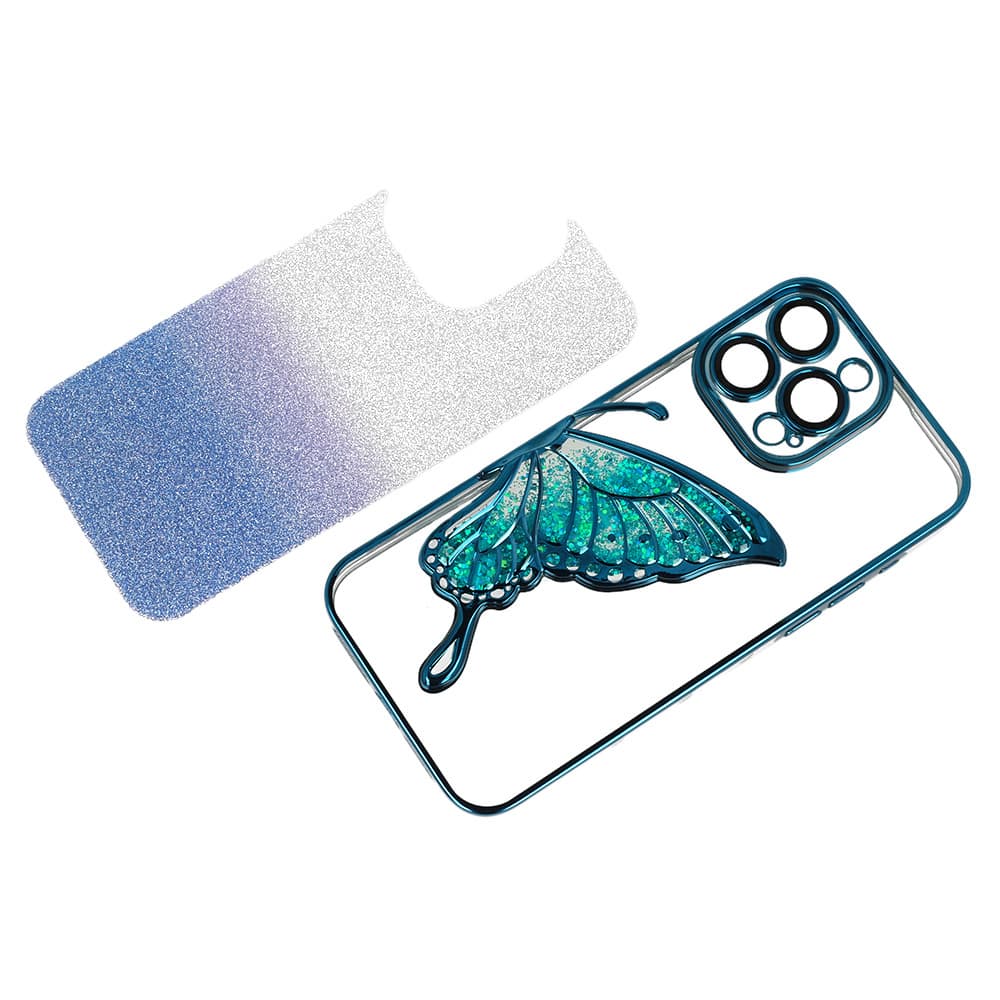Zadní kryt Tel Protect Butterfly Water pro iPhone 16e blue - náhled 3