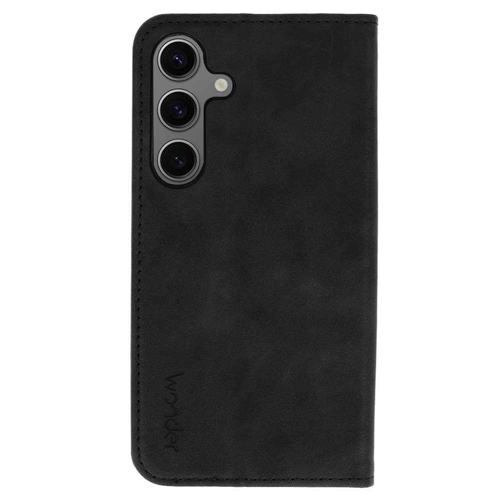 Knížkové pouzdro Wonder Smart pro Samsung Galaxy S25 Edge černé - náhled 3