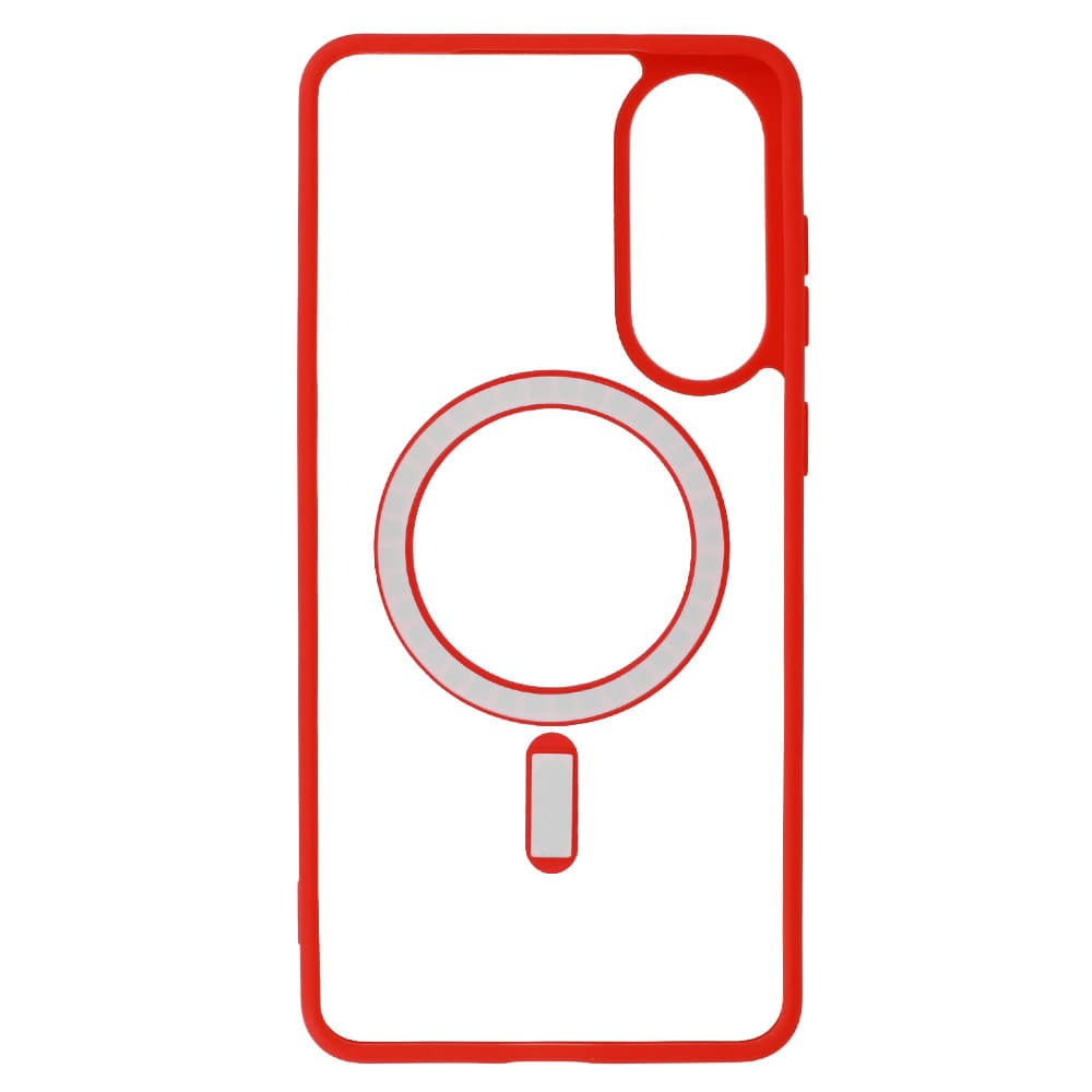 Zadní kryt Acrylic Color Magsafe pro Samsung Galaxy S25 Edge red - náhled 2