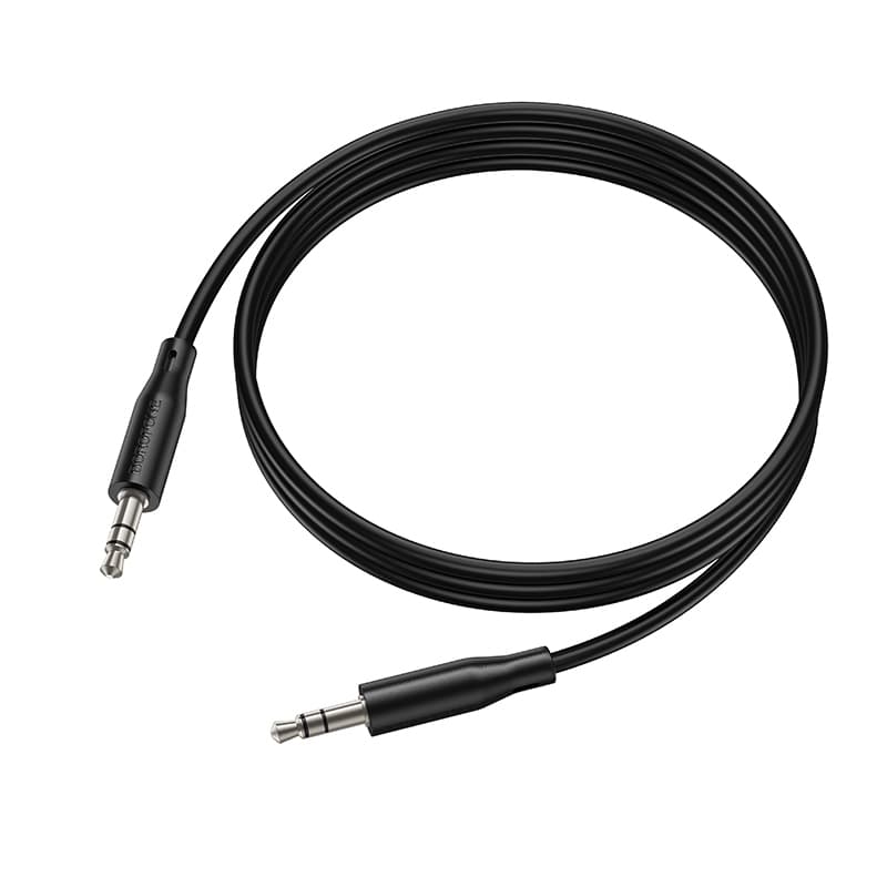 Kabel AUX Borofone BL26 Standard jack 3,5mm - jack 3,5mm 1m black - náhled 3