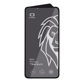 Tvrzené sklo Tel Protect 10X Privacy Titanium pro iPhone 14 - náhled 3