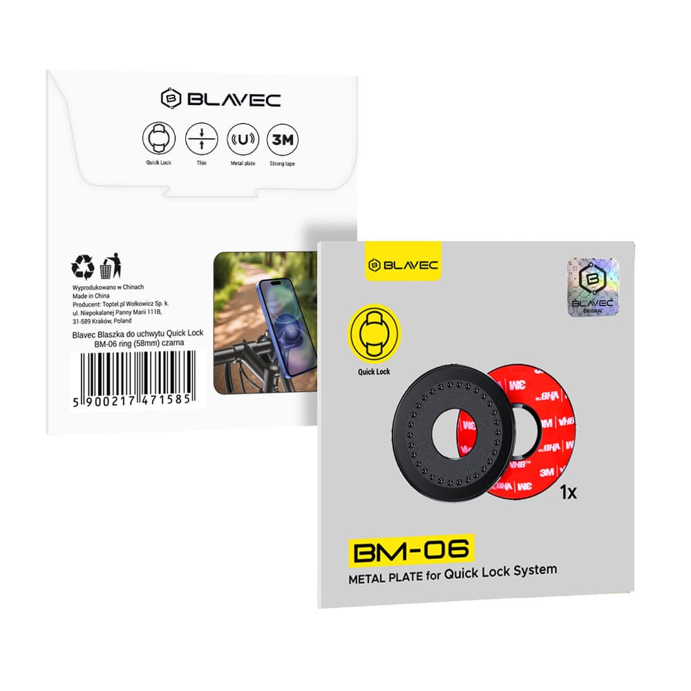 Žeton Blavec BM-06 Quick Lock černý - náhled 3
