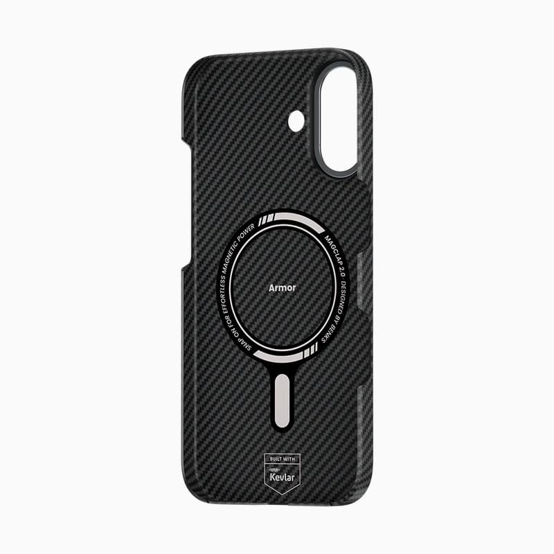 Zadní kryt Benks Magnetic Armor Air Kevlar Metal Frame 600D (0067) pro iPhone 17 black - náhled 3