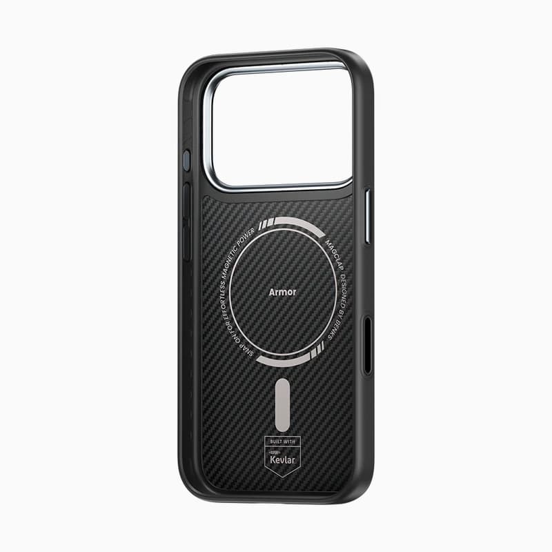 Zadní kryt Benks Magnetic Armor Pro Kevlar Metal Frame 600D (A069) pro iPhone 17 Pro black - náhled 3