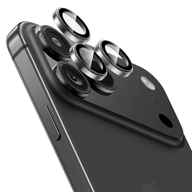 Tvrzené sklo Benks Glass Warrior Metal Lens Protector na čočky fotoaparátu pro iPhone 17 Pro-17 Pro Max black - náhled 3
