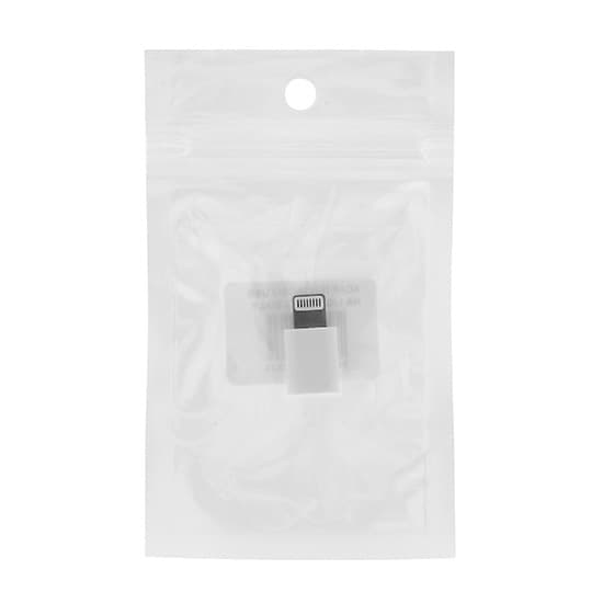 Adaptér microUSB - Lightning bílý - náhled 3