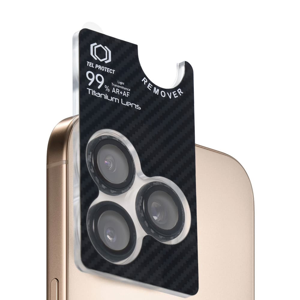 Tvrzené sklo Tel Protect Titanium Lens 99% AR Aramid Series na čočky fotoaparátu pro Samsung Galaxy S25 Plus - náhled 3