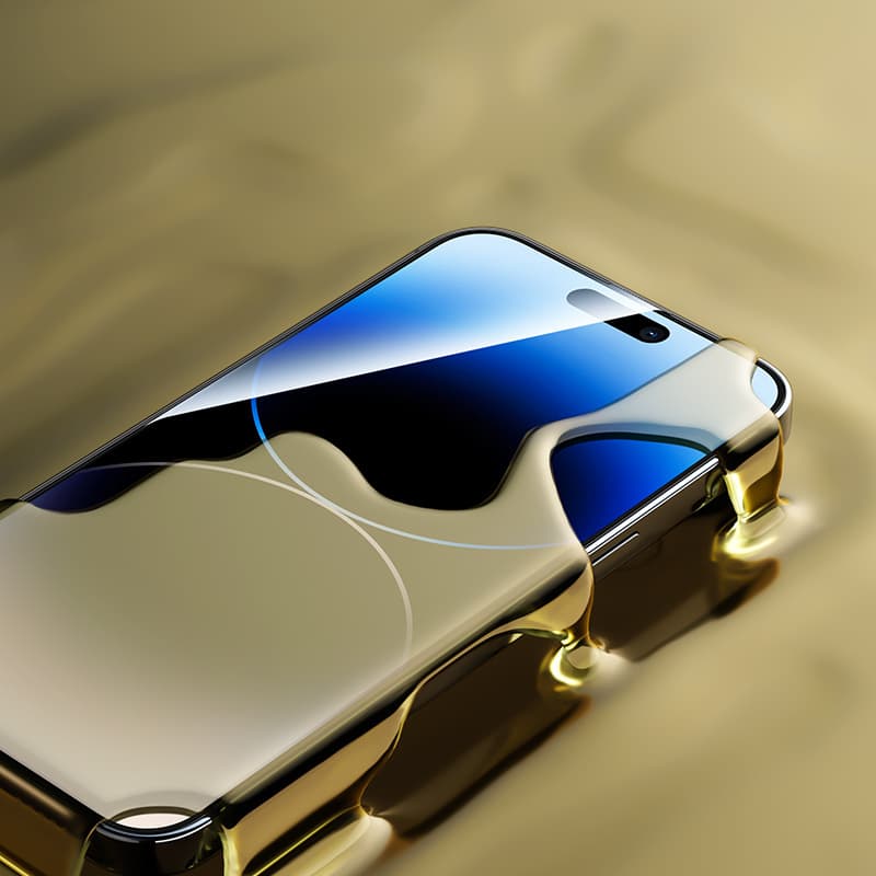 Tvrzené sklo Benks Glass Warrior HD pro iPhone 14 Pro Max black - náhled 3
