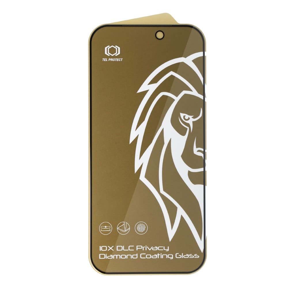 Tvrzené sklo Tel Protect 10X Privacy DLC Diamond Coating pro iPhone 17 Pro Max - náhled 3