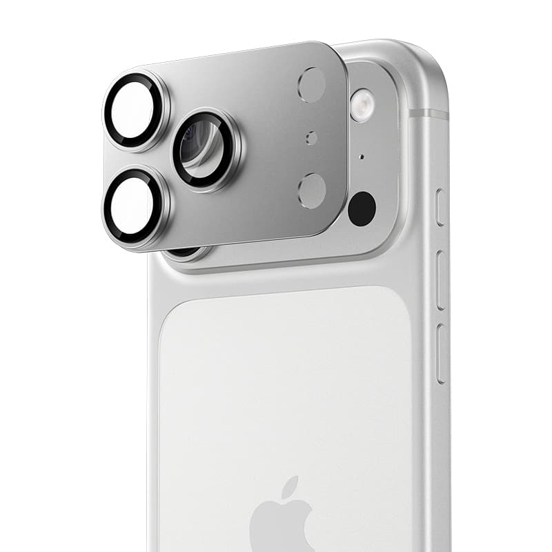 Ochranné sklo Benks Glass Warrior Metal Integrated Lens Protector (C069) pro iPhone 17 Pro bílé - náhled 3