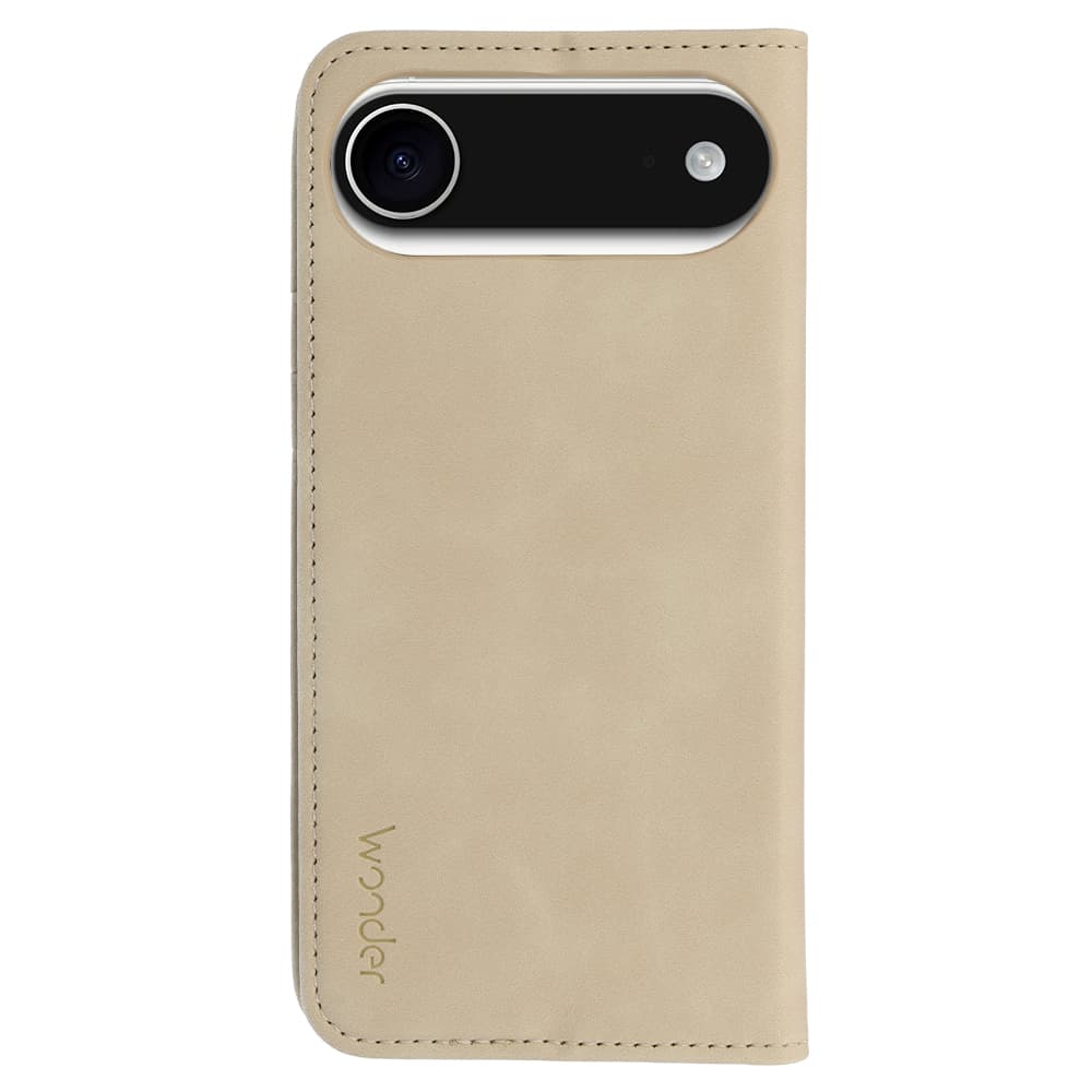 Knížkové pouzdro Wonder Smart pro iPhone Air světle zlaté - náhled 3