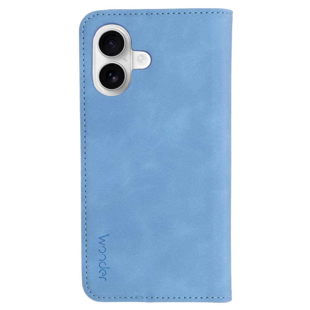 Knížkové pouzdro Wonder Smart pro iPhone 17 mist blue - náhled 3