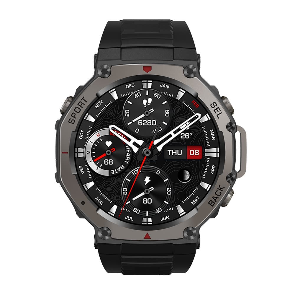 Smartwatch Blavec M-04 Falcon AMOLED GPS Voice Call (SWM04-GP) grafit + 1 řemínek - náhled 3