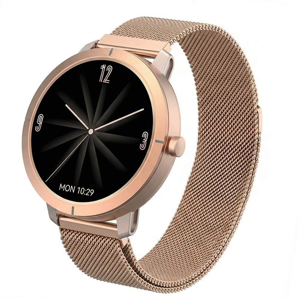Chytré hodinky Blavec W-20 Solea HD AMOLED GPS hlasové volání (SWW20-RG) růžové zlato + 2 řemínky - náhled 3