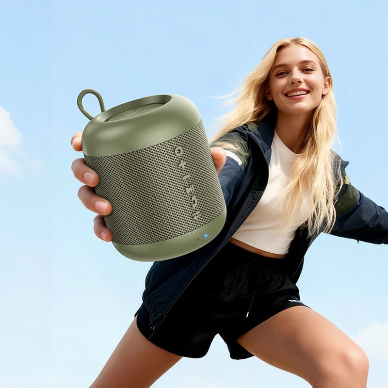 Reproduktor Borofone Portable Bluetooth BR102 Gratificado green - náhled 3