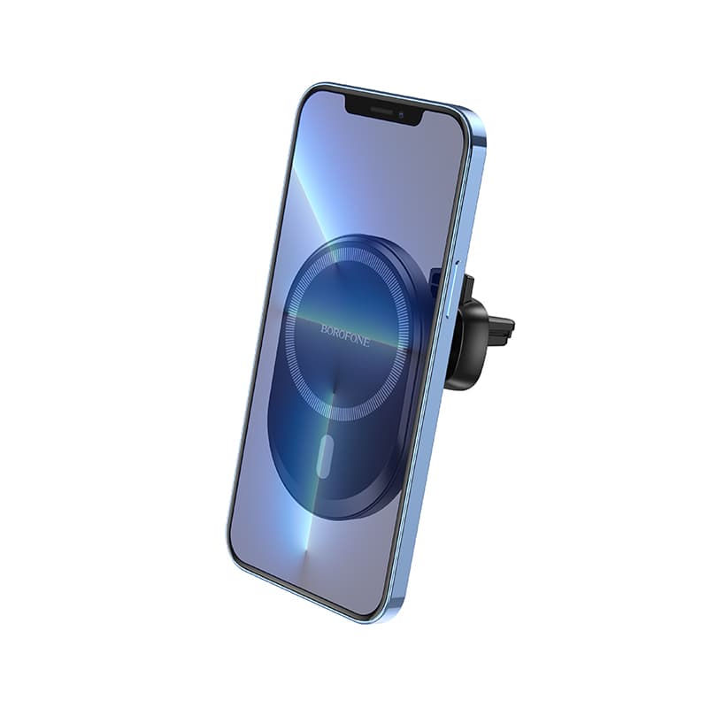 Magnetický držák do auta Borofone BH71 na větrací mřížku černý - náhled 3