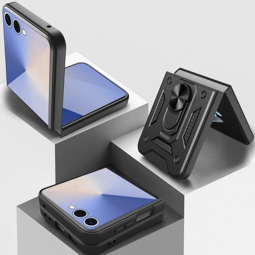 Ultra odolný zadní kryt Armor Lens pro Samsung Galaxy Z Flip 7 černý - náhled 3