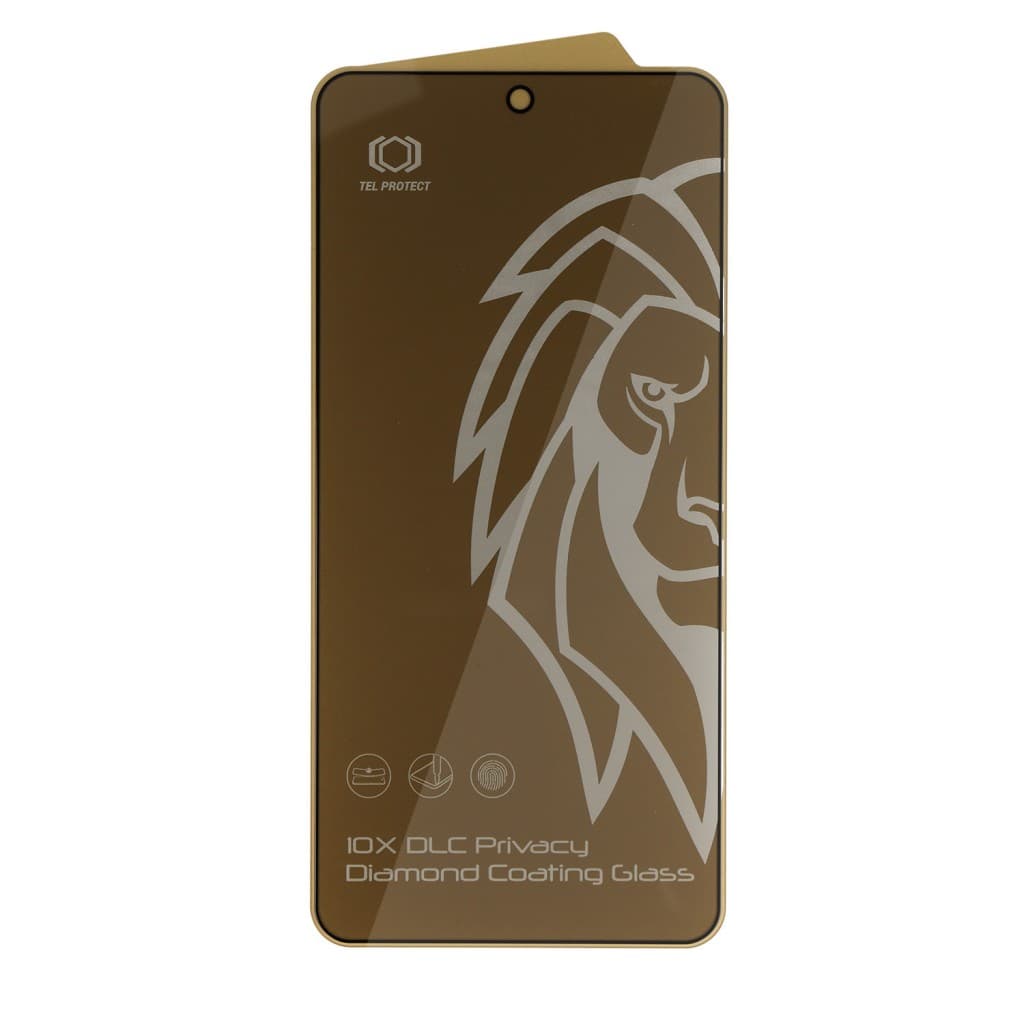Privátní tvrzené sklo Tel Protect 10X Privacy DLC Diamond Coating pro Samsung Galaxy S26 - náhled 3