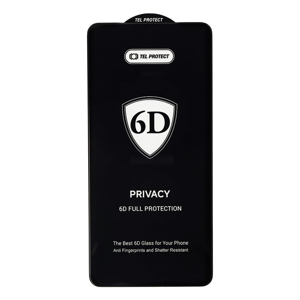 Tvrzené sklo Tel Protect Full Glue 6D Privacy pro SAMSUNG GALAXY S26 ULTRA černé (s podporou čtečky otisků) - náhled 3